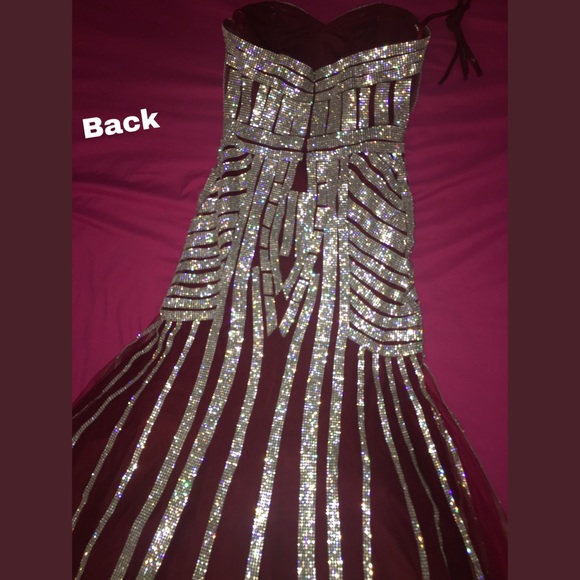 Diamond Sweetheart Mermaid Prom Dress - Picture 3 of 7